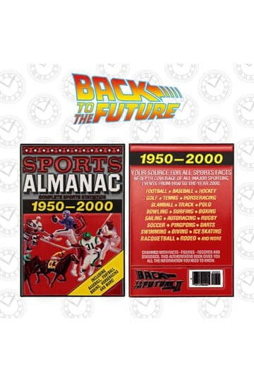 Back to the Future Ingot Sport Almanac Limited Edition