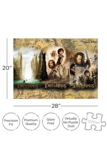 Lord of the Rings Jigsaw Puzzle Triptych (1000 pieces)