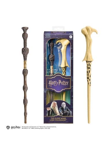 Harry Potter twin-pack Role Play Wands The Elder & Lord Voldemort 30 cm