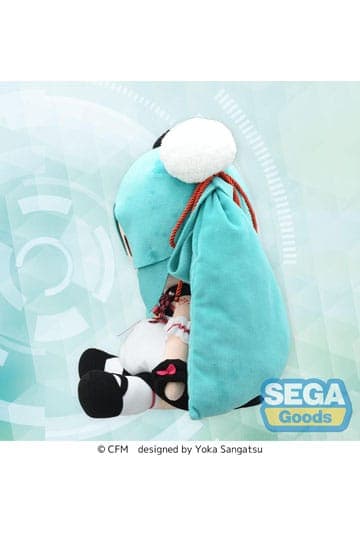 Character Vocal Series 01: Hatsune Miku Fuwa Petit Plush Figure Hatsune Miku Panda Bun LL 40 cm