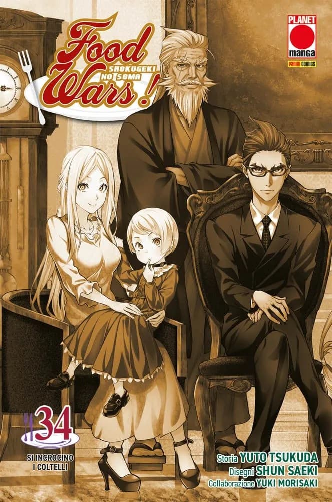Food Wars 34 - Panini Comics - Italiano