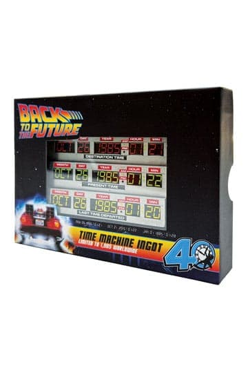 Back To The Future Ingot 40th Anniversary Time Circuits Limited Edition