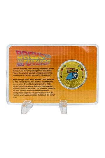 Back To The Future Collectable Coin 40th Anniversary Limited Edition