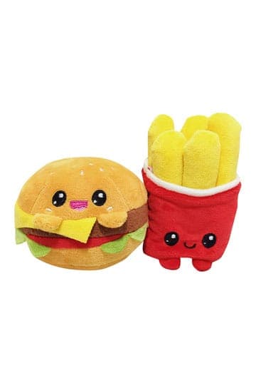Yummis Together Plush Figures 2 Pack Burger & Fries in Take Away Bag 21 cm