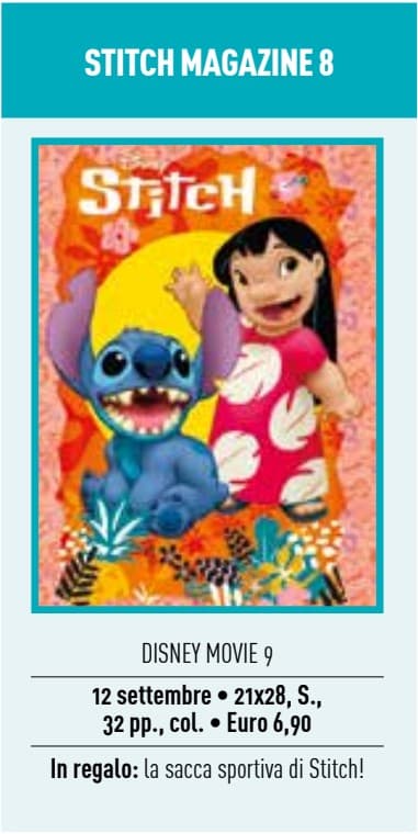 Stitch - Il Magazine 8 - Disney Movie 11 - Panini Comics - Italiano