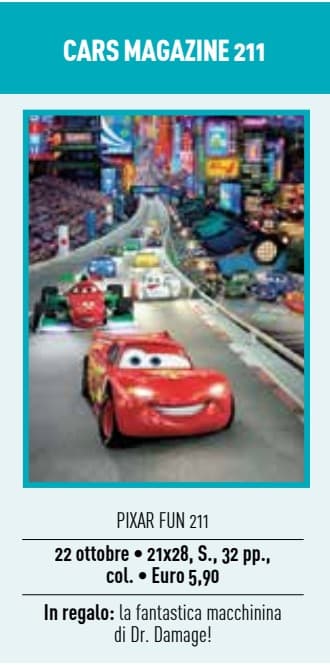 Cars Magazine 211 - Pixar Fun 211 - Panini Comics - Italiano