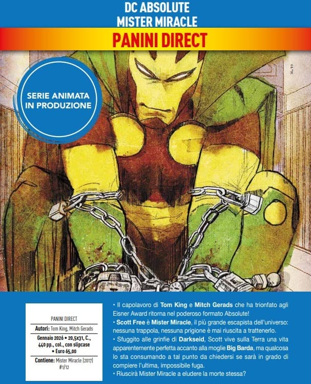 Mister Miracle - DC Absolute - Panini Comics - Italiano
