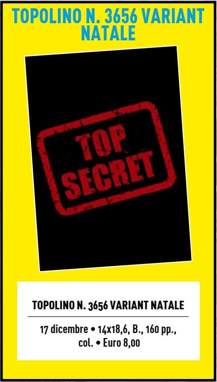 Topolino 3656 - Variant Natale 2025 - Panini Comics - Italiano
