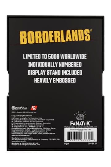 Borderlands Ingot Claptrap Limited Edition