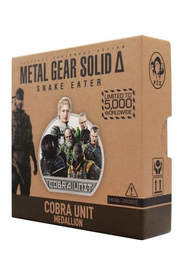 Metal Gear Solid Delta Medallion Cobra Unit Limited Edition