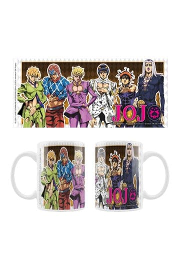 JoJo´s Bizarre Adventure Part 5: Golden Wind Ceramic Mug Main Characters