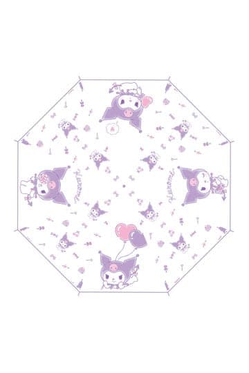Sanrio Cane Umbrella Kuromi Kawaii Transparent