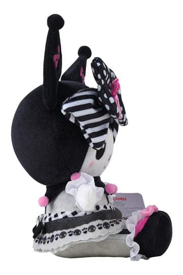 Sanrio Pink Black Party Series Plush Figure Kuromi 17 cm