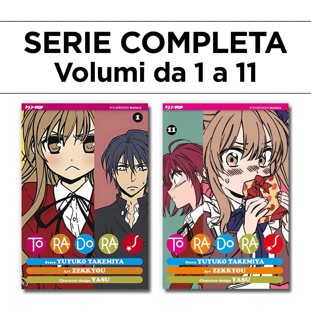 Toradora! 1/11 - Serie Completa - Jpop - Italiano