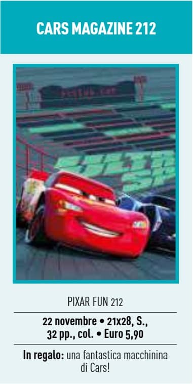 Cars Magazine 212 - Pixar Fun 212 - Panini Comics - Italiano