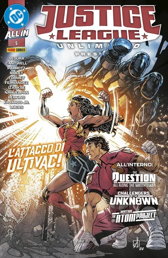 Justice League Unlimited Presenta 5 - Panini Comics - Italiano
