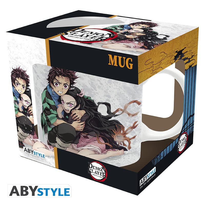 Demon Slayer: Kimetsu no Yaiba - Tazza Mug - 320 ml - Tanjiro & Nezuko - Subli Matte
