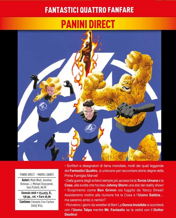 Fantastici Quattro - Fanfare - Marvel Giants - Panini Comics - Italiano