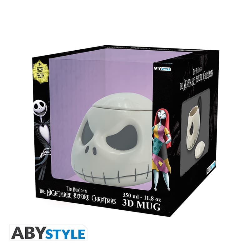 Nightmare Before Christmas - Mug 3D - Jack Glow in the dark