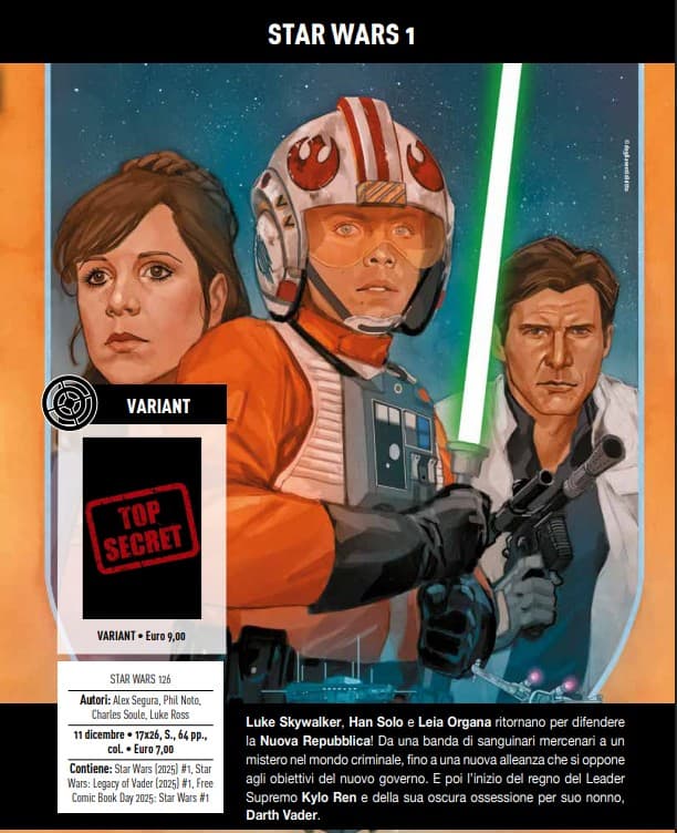 Star Wars 1 (126) - Variant - Panini Comics - Italiano