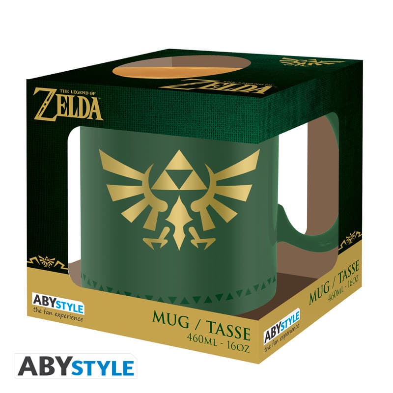 The Legend of Zelda - Tazza Mug - 460 ml - Hyrule Insignia - Subli With Box