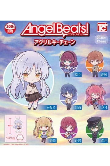 Angel Beats! Acrylic Keychain 8 cm Assortment (8)