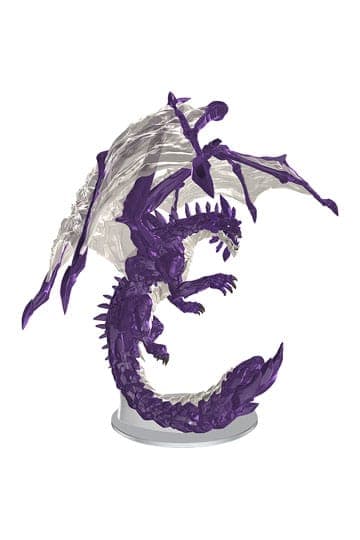 D&D Icons of the Realms Boxed prepainted Miniatures Adult Amethyst Dragon 38 cm