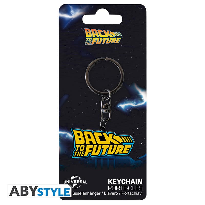 Back to the Future - Keychain Metal - Logo