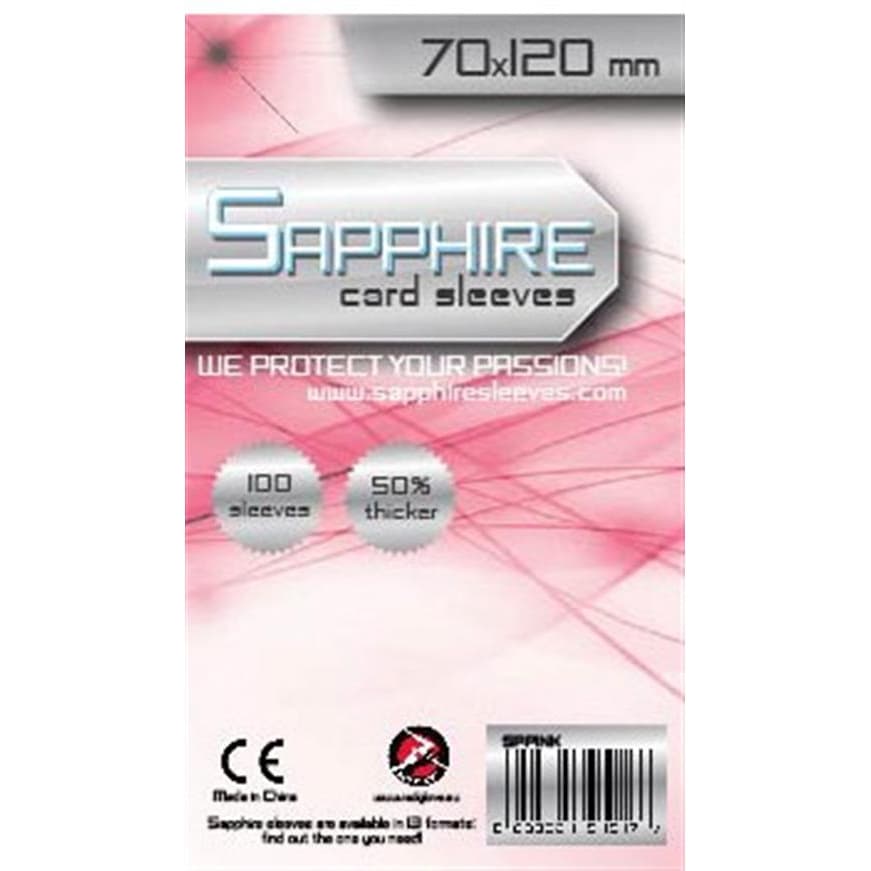 Bustine Protettive - 70×120 mm - “Sapphire Pink” - Confezione da 100