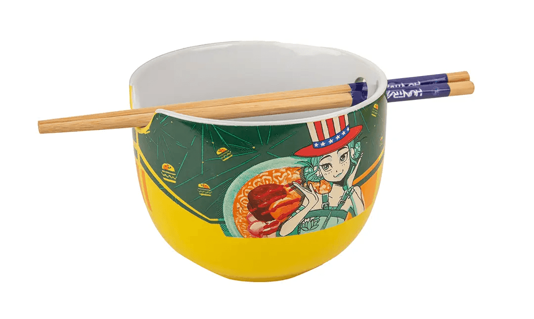 Kpop Demon Hunters - Ciotola di Ramne con Bacchette - Zoey Hamburger