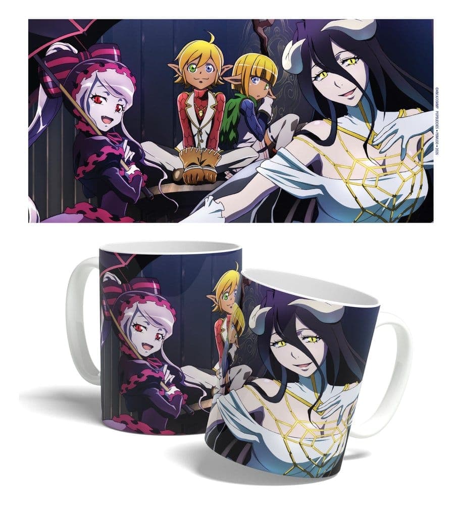 Overlord Mug Albedo, Aura, Mare & Shalltear