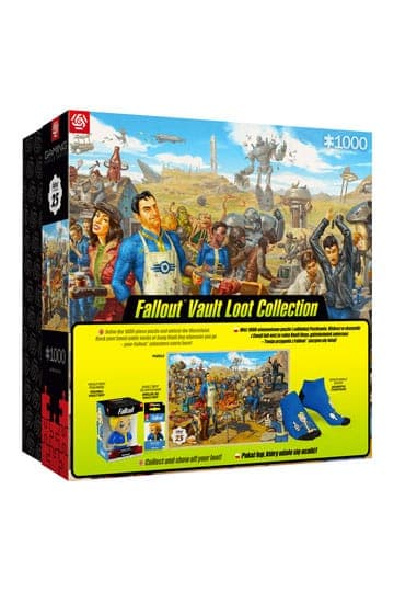 Fallout gift set Fallout Vault Loot Collection (Puzzle, socks, figurine & key ring)