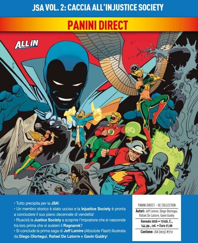 JSA Vol. 2 - Caccia all'Injustice Society - DC Comics Collection - Panini Comics - Italiano