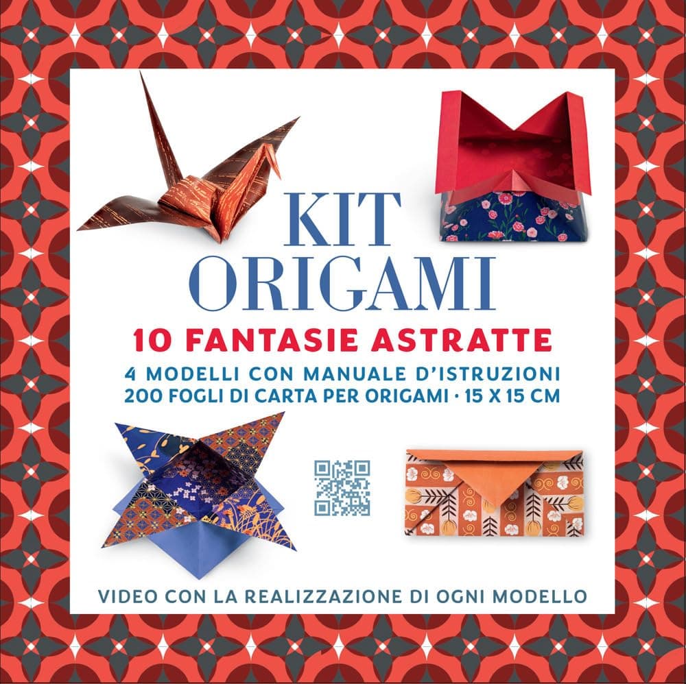 Kit Origami - 10 Fantasie Astratte - NuiNui - Italiano