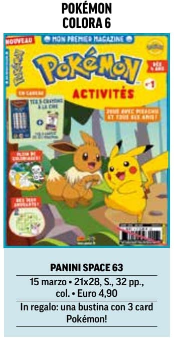 Pokemon Colora 6 - Panini Space 63 - Panini Comics - Italiano