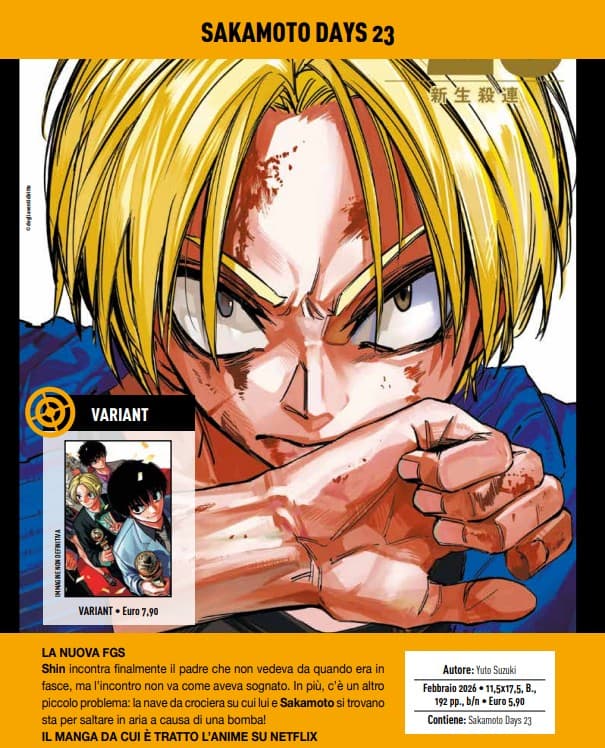 Sakamoto Days 23 - Panini Comics - Italiano