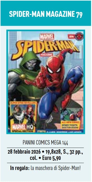 Spider-Man Magazine 79 - Panini Comics Mega 144 - Panini Comics - Italiano