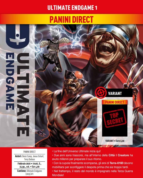 Ultimate Endgame 1 - Variant - Panini Comics - Italiano