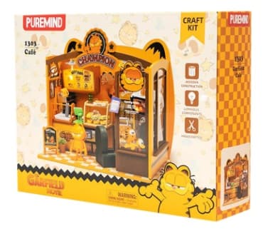 Garfield - Cafè - Wooden Scene