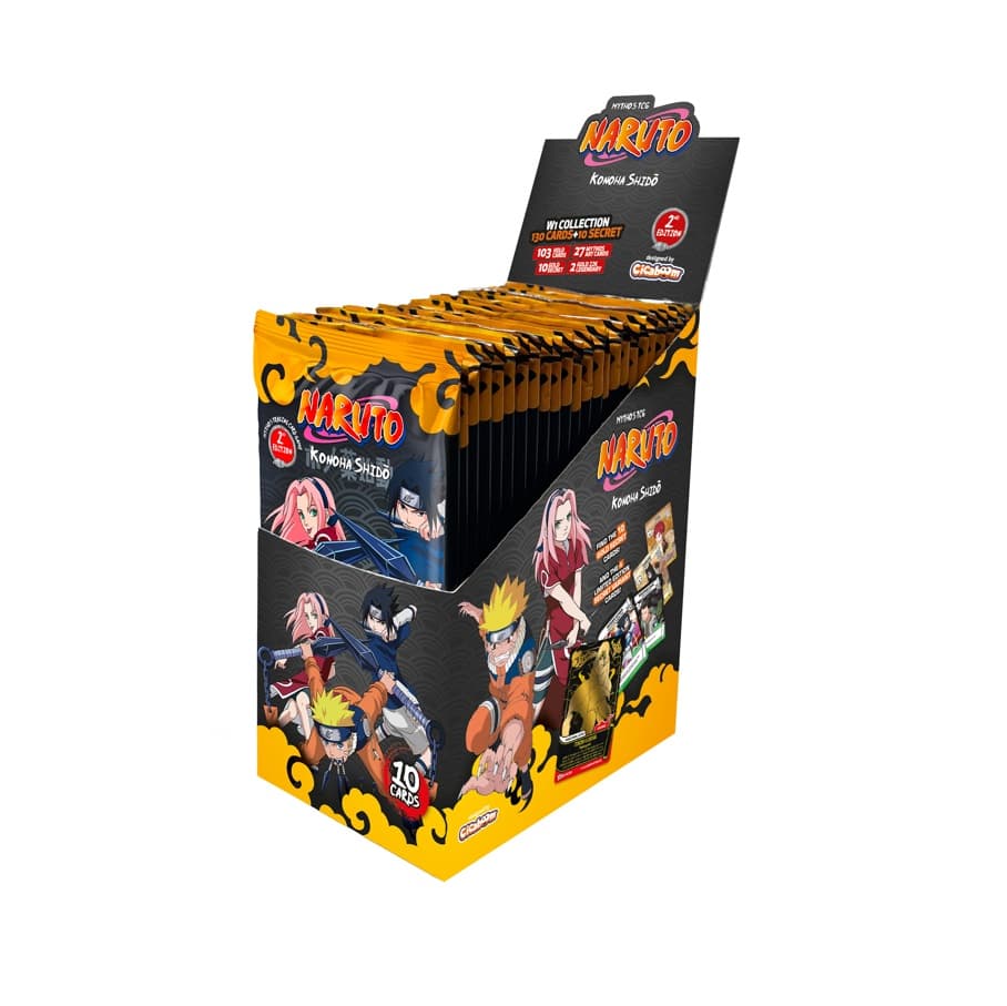 Naruto Mythos TCG - Base Set - 2nd Edition - Box 24 Buste - Inglese - Inglese
