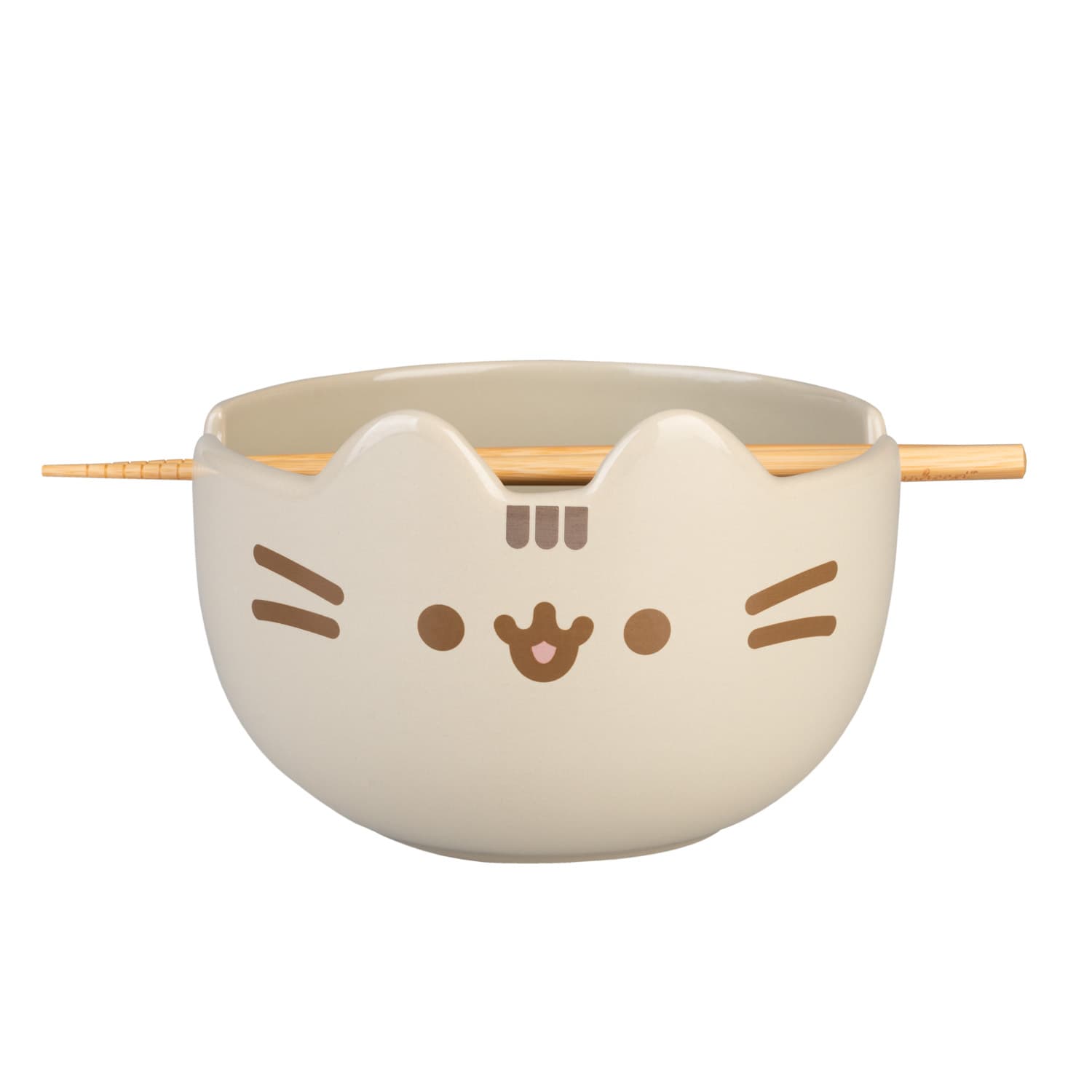 Pusheen - Bowl Ramen - Ciotola in Ceramica con Bacchette