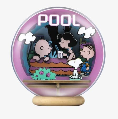 Snoopy - Globe Wooden Theater - Cool Pool - Wooden Scene