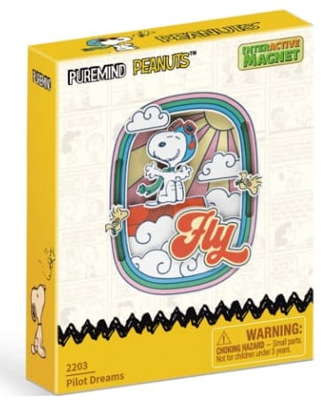 Snoopy - Interactive Magnet - Pilot Dreams