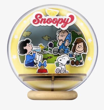 Snoopy - Globe Wooden Theater - Picnic Party - Wooden Scene