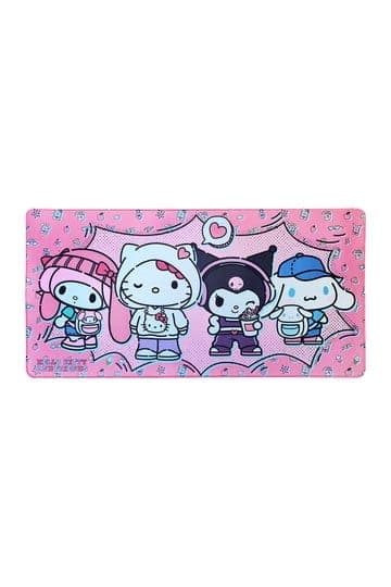 Sanrio Pink Black Party Series XXL Mousepad Hello Kitty & Friends Pop