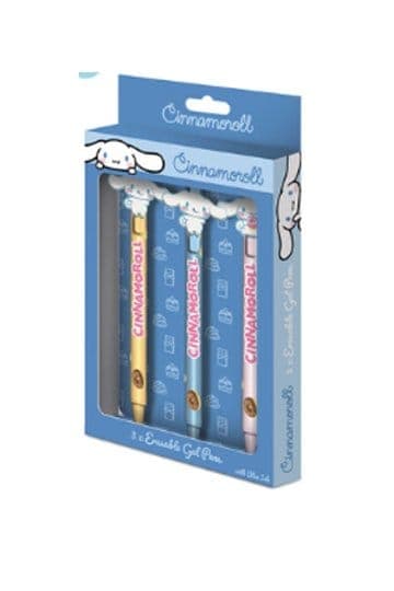 Sanrio Erasable Gel Pen 3-Pack Cinnamoroll