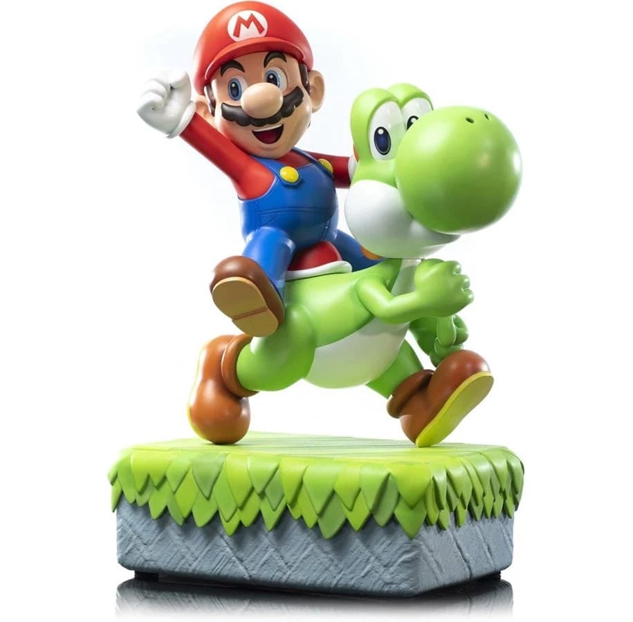 Super Mario Statue Mario & Yoshi 48 cm