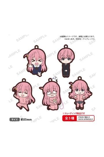 Bocchi the Rock! Rubber-Keychains Bocchi-chan vol.3 The Box Blind Box Display (6)