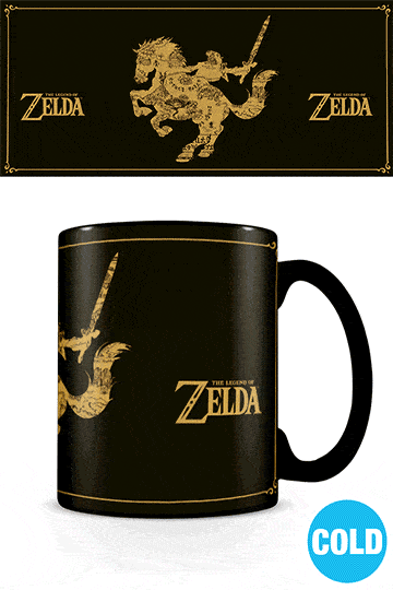 The Legend of Zelda Heat Change Mug (Map Silhouette) 315 ml