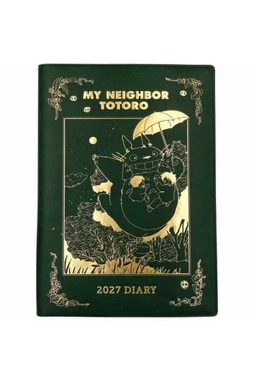 My Neighbor Totoro Diary Totoro spinning top green gold foil